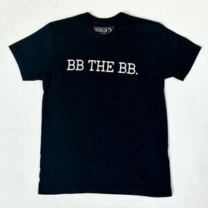 Baseballism BB the BB T-Shirt Men’s Size Medium Black 100% Cotton